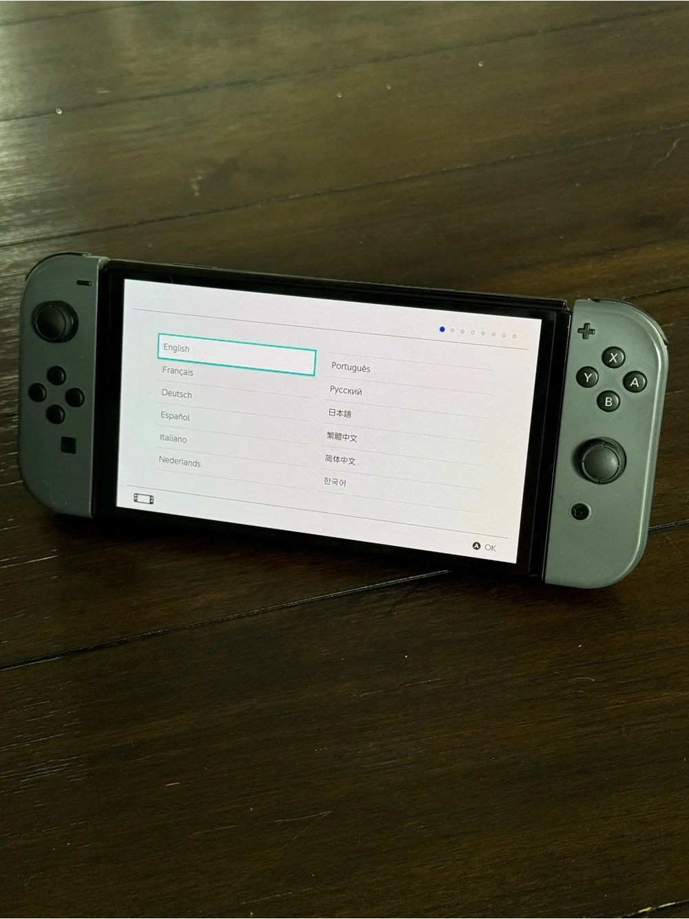 Nintendo Switch OLED Console - White Front with Black Accents